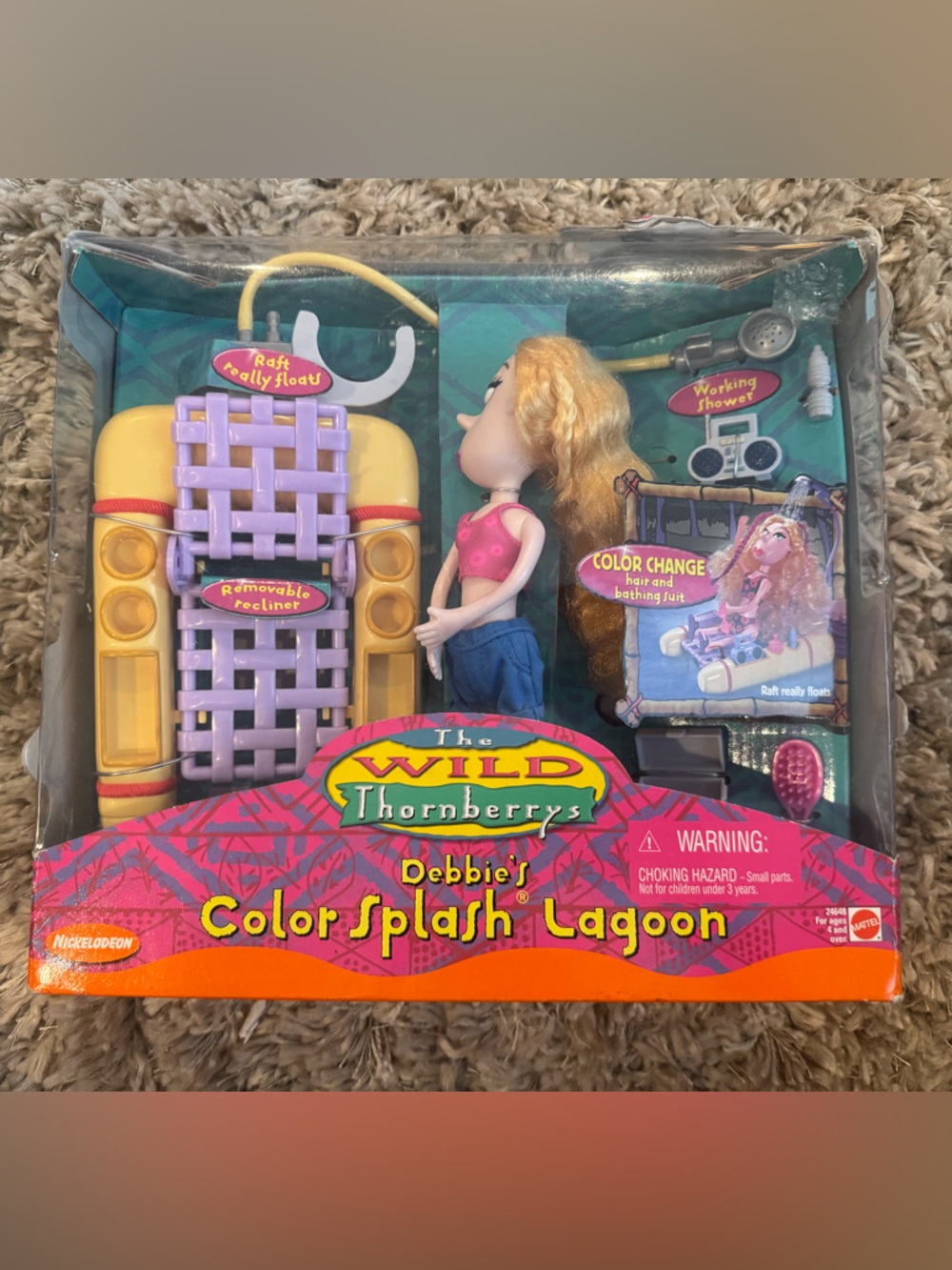 Wild Thornberry’s Debbie Color Splash Lagoon New Sealed Vintage Nickelodeon